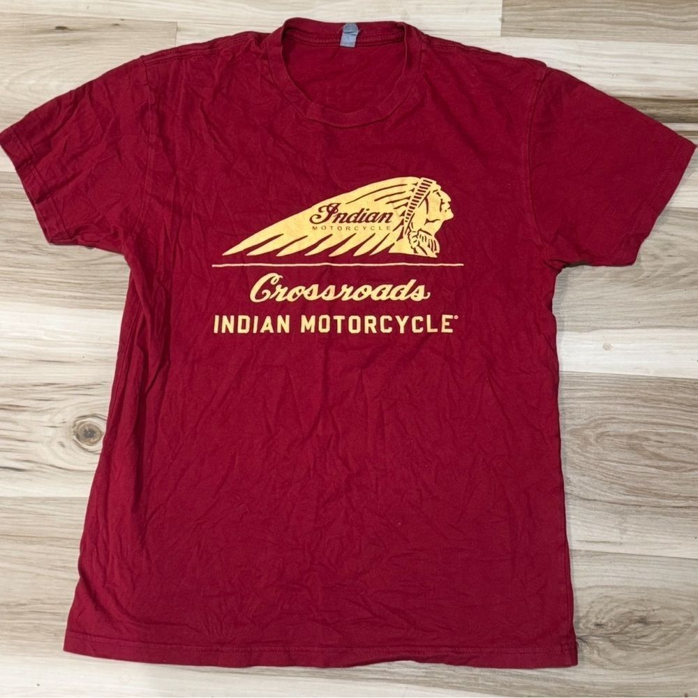 Indian Motorcycle Short Sleeve Graphic Tee Shirt Women’s Medium
